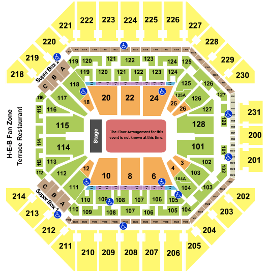 Frost Bank Center Benson Boone Seating Chart